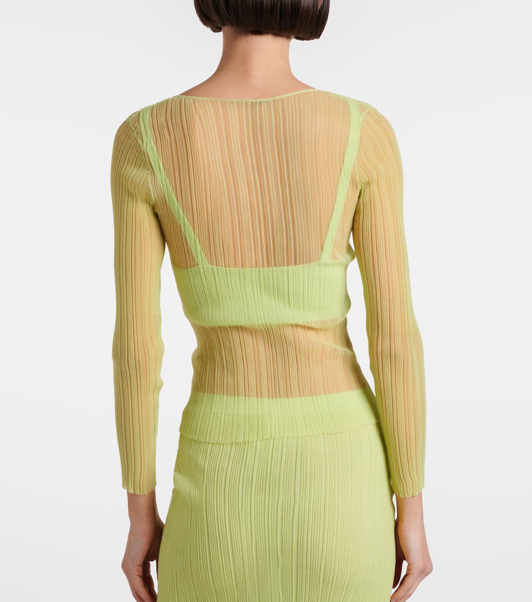 Simkhai - Sheer jersey top