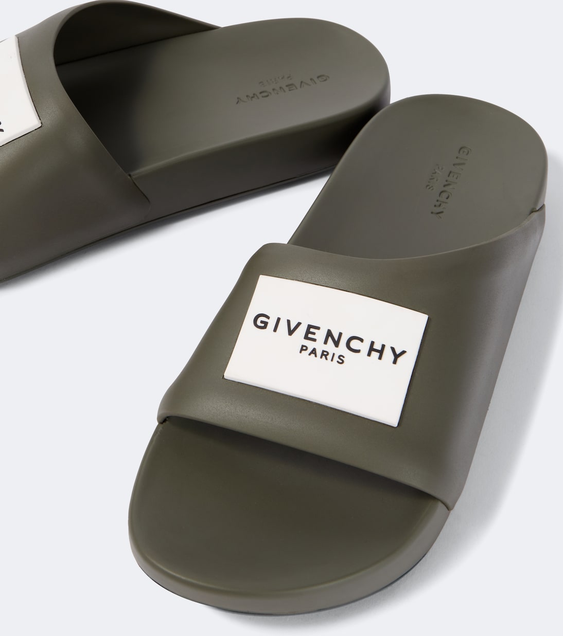 Givenchy - Logo PU slides
