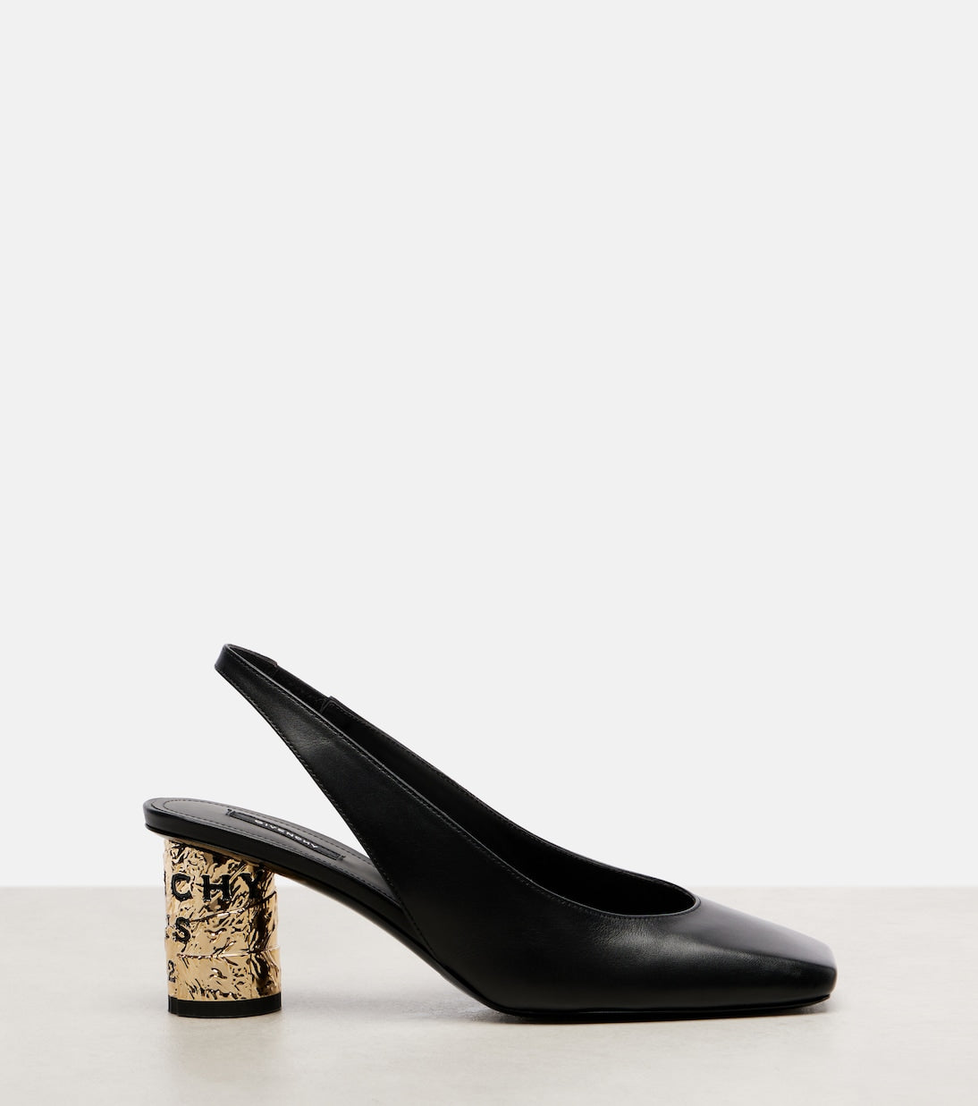 Givenchy - Tape 65 leather slingback pumps