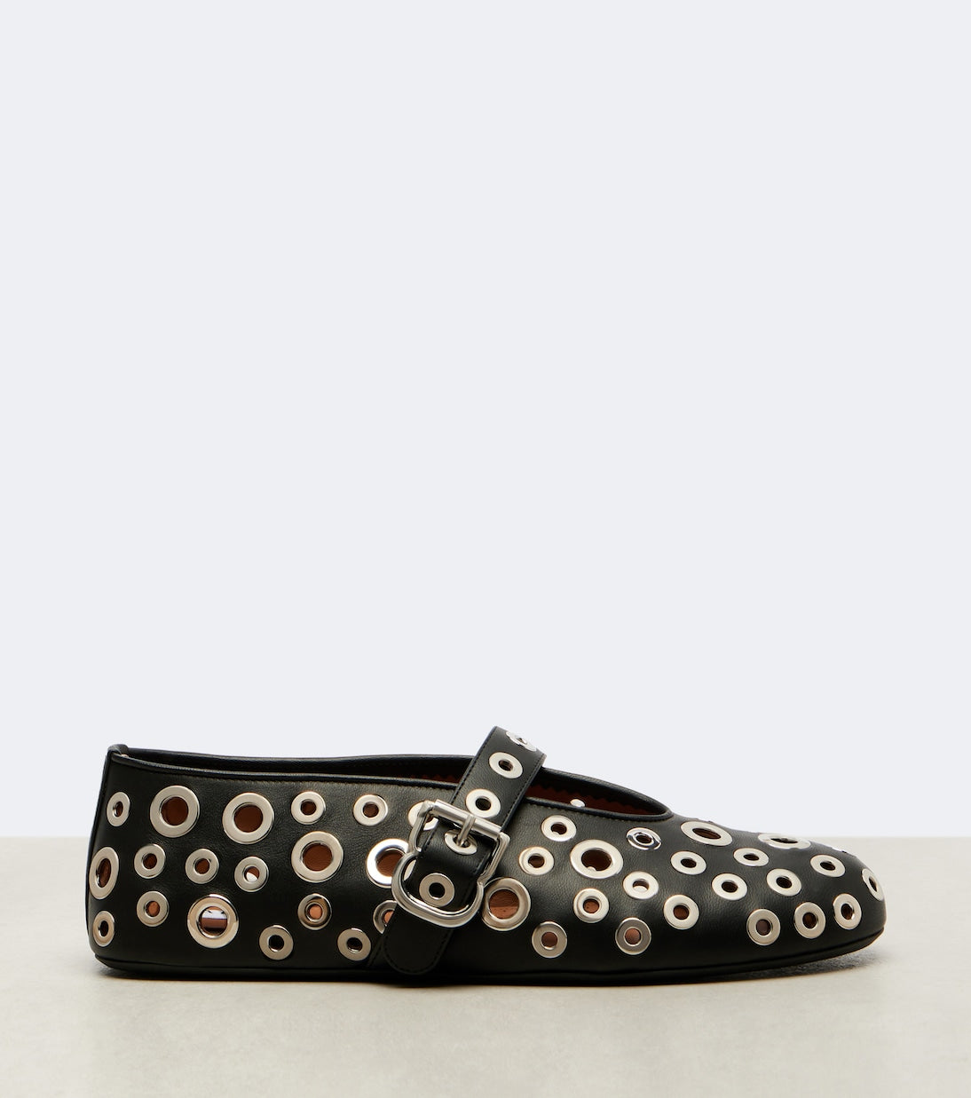 Alaïa - Studded leather ballet flats