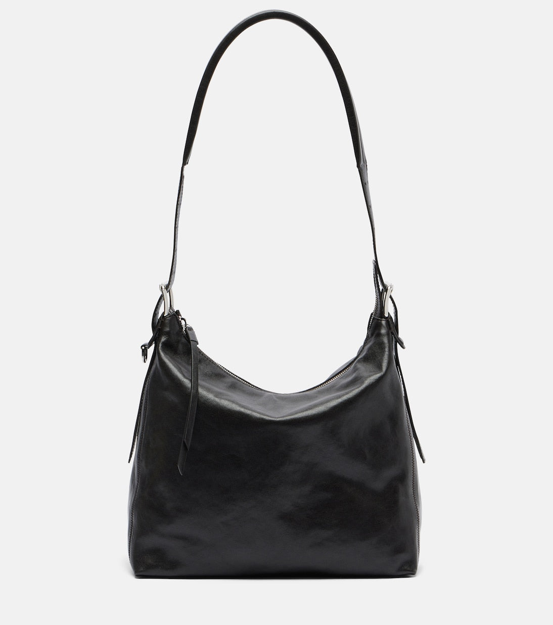 Lemaire - Small belted leather shoulder bag