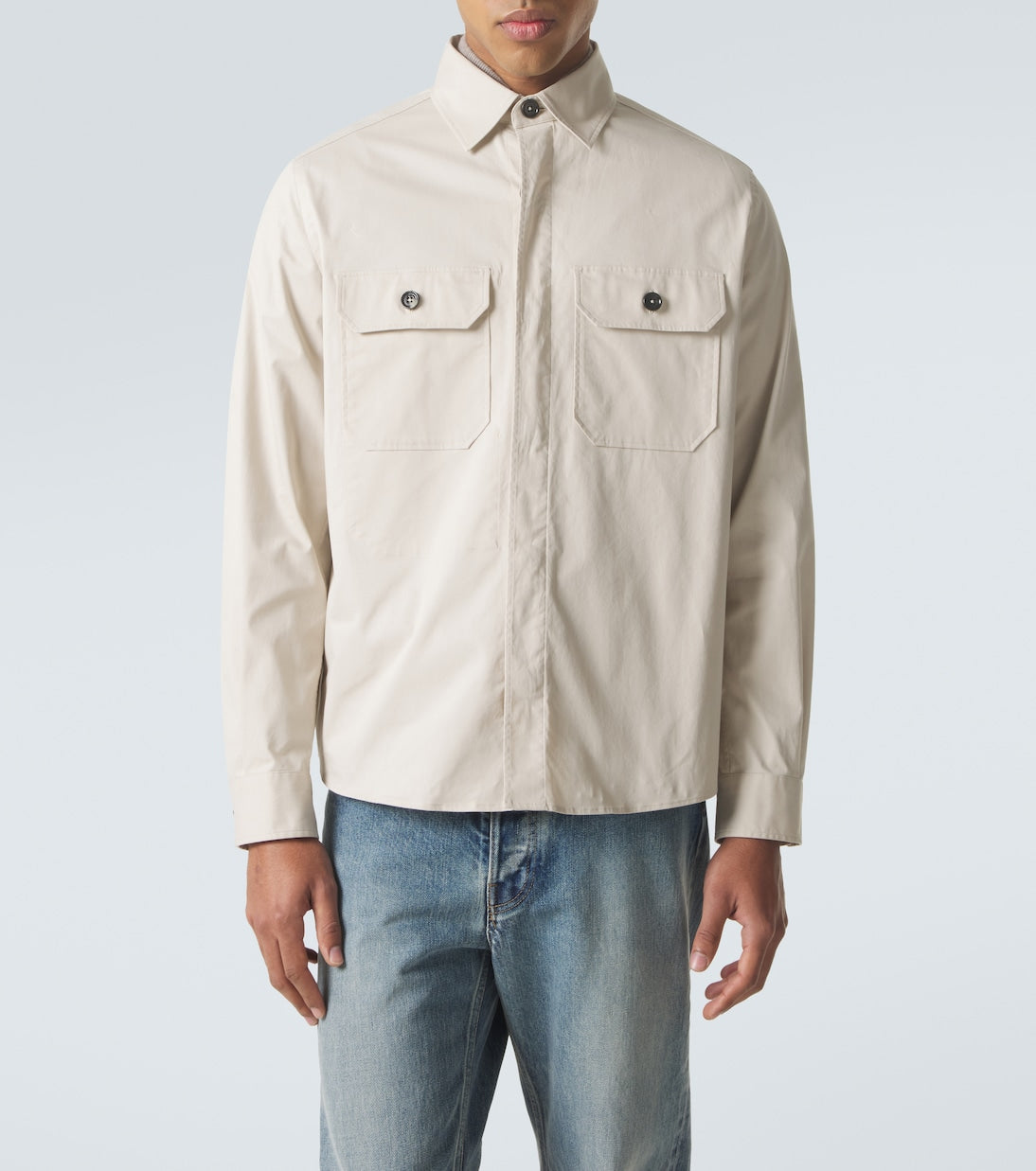 Zegna - Cotton-blend overshirt