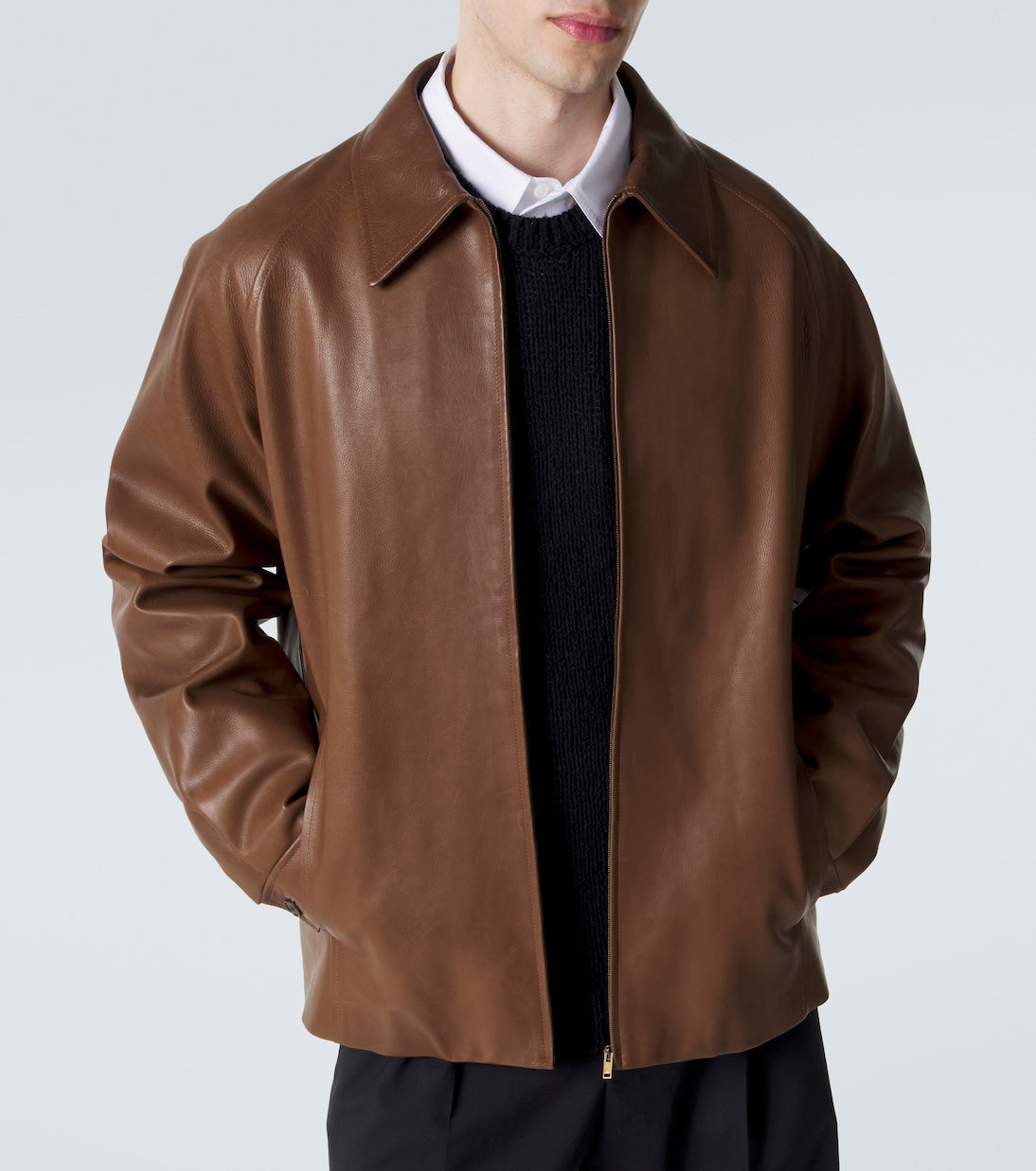 The Row - Mount leather jacket