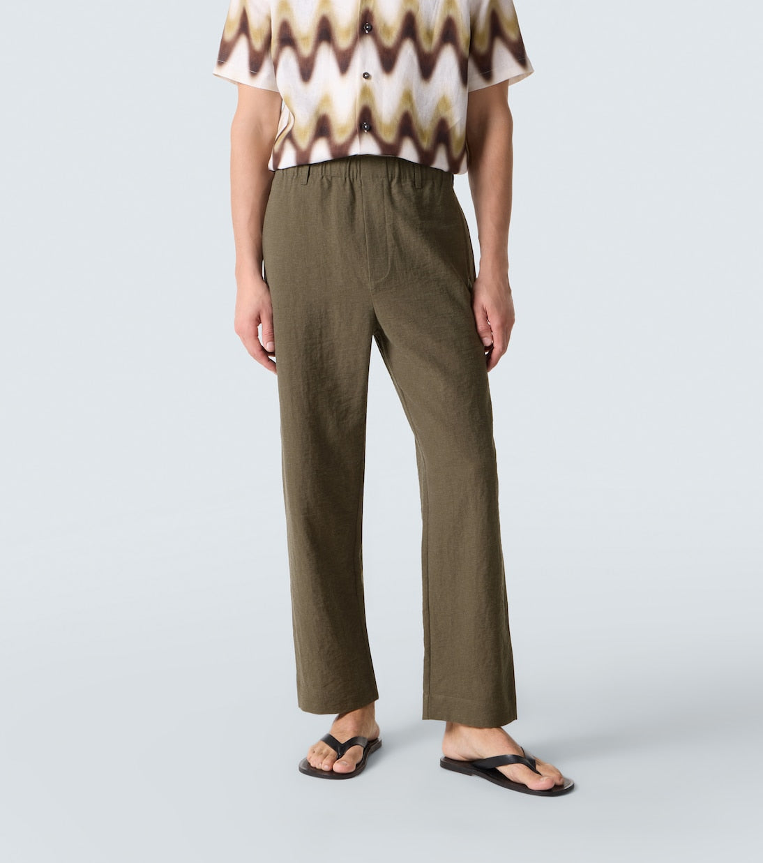Commas - Mid-rise straight pants