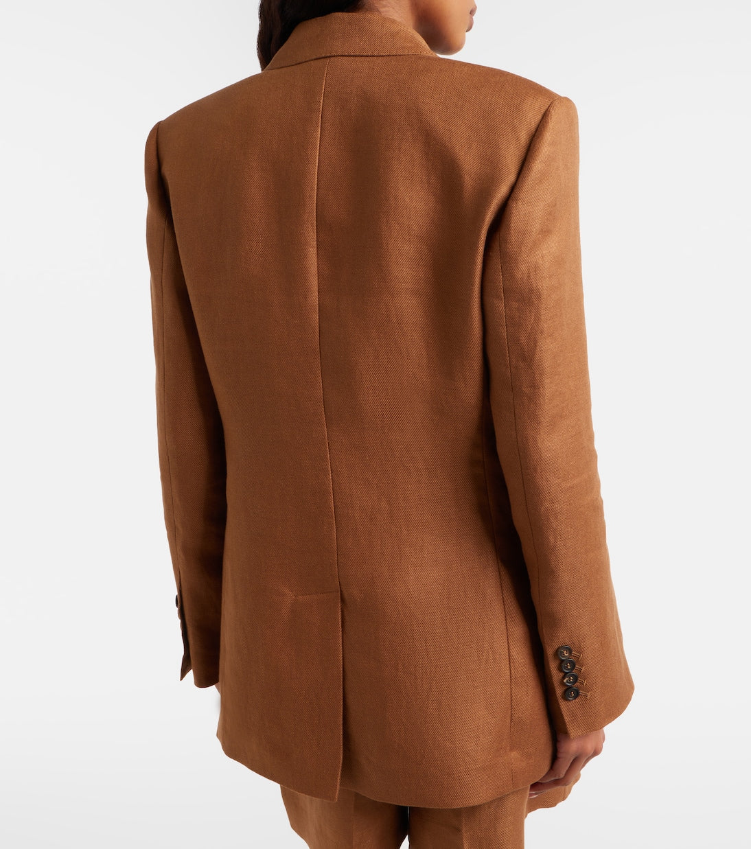 Brunello Cucinelli - Double-breasted linen blazer