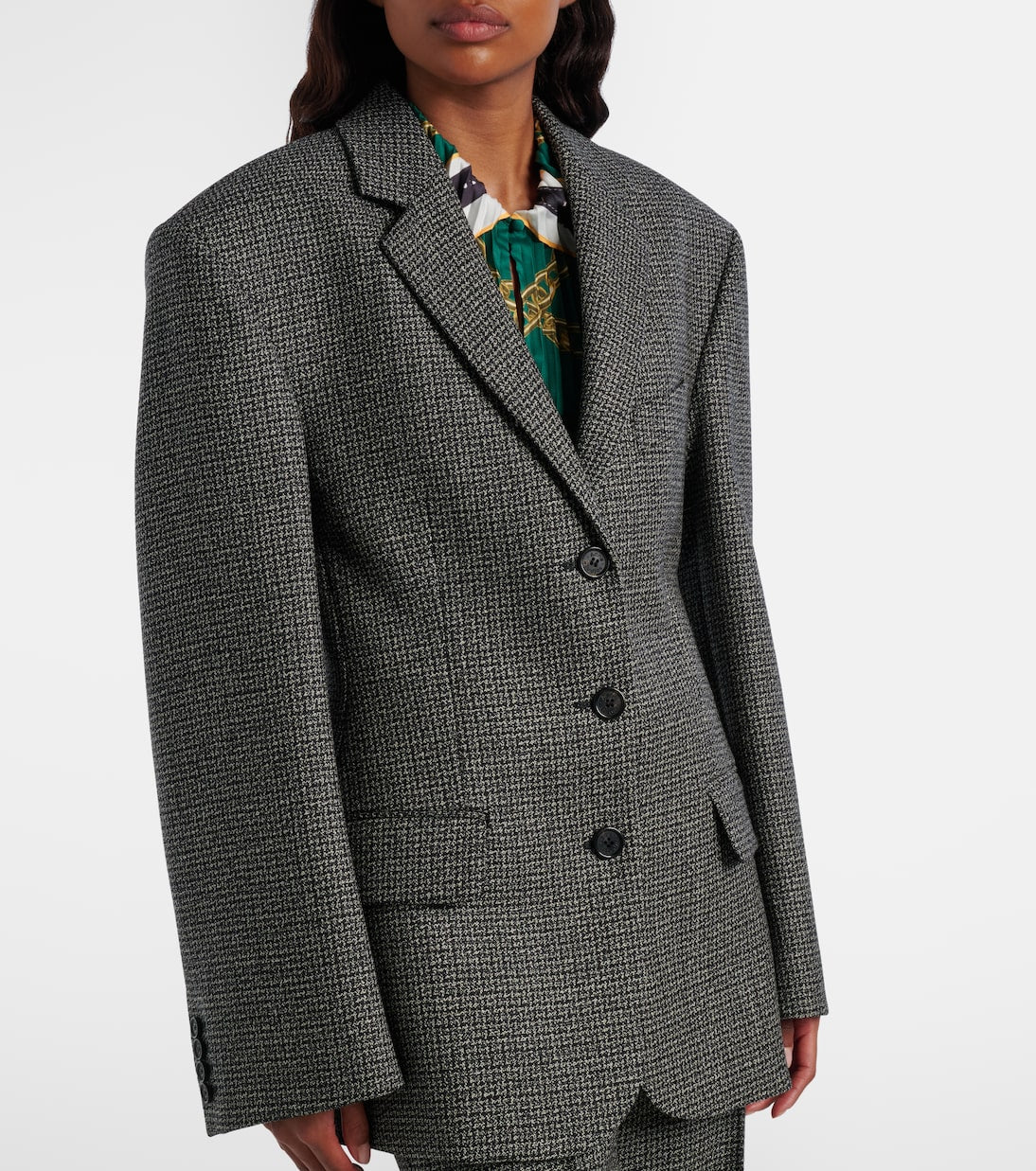 Acne Studios - Houndstooth wool suit jacket