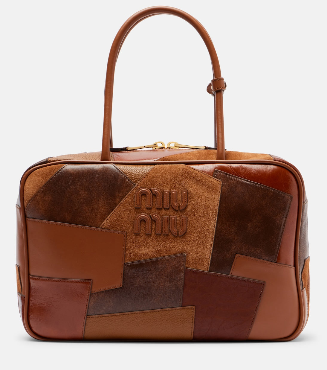 Miu Miu - Patchwork leather tote bag