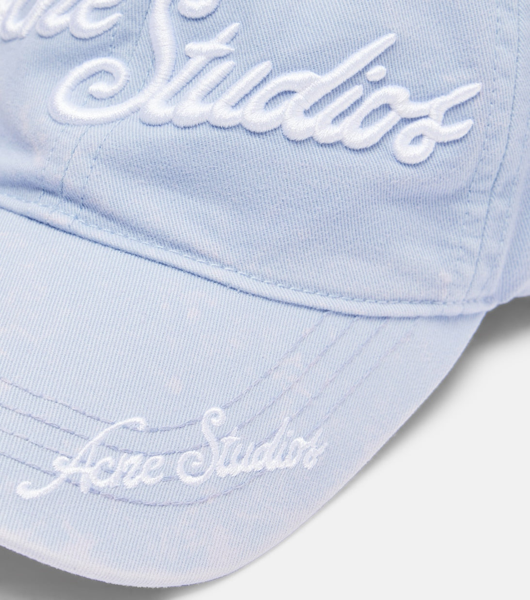 Acne Studios - Logo denim baseball cap