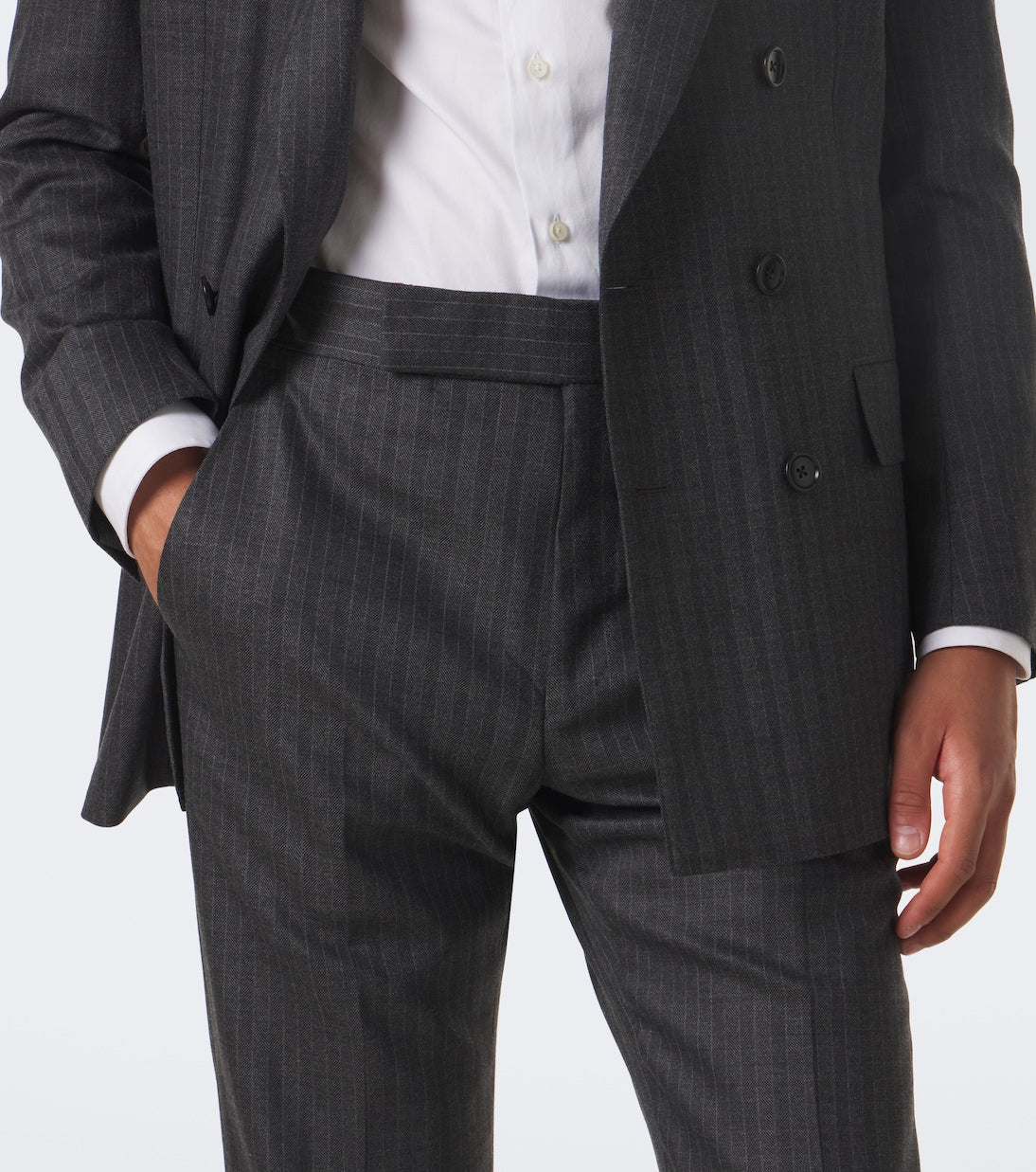 Tom Ford - Herringbone wool suit pants