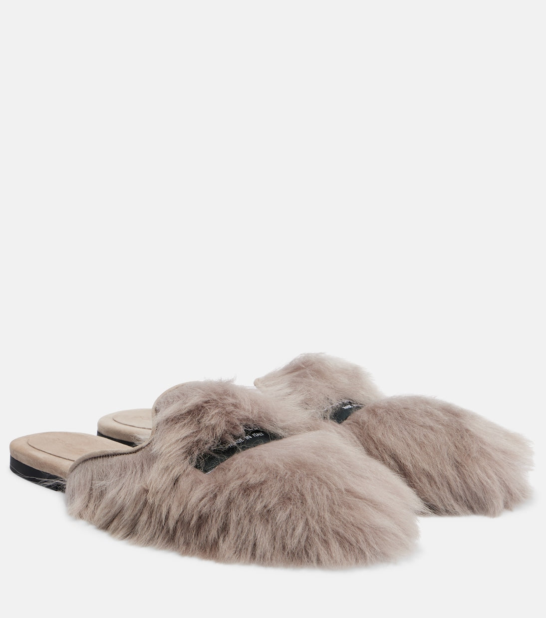 Dolce&Gabbana - Shearling mules