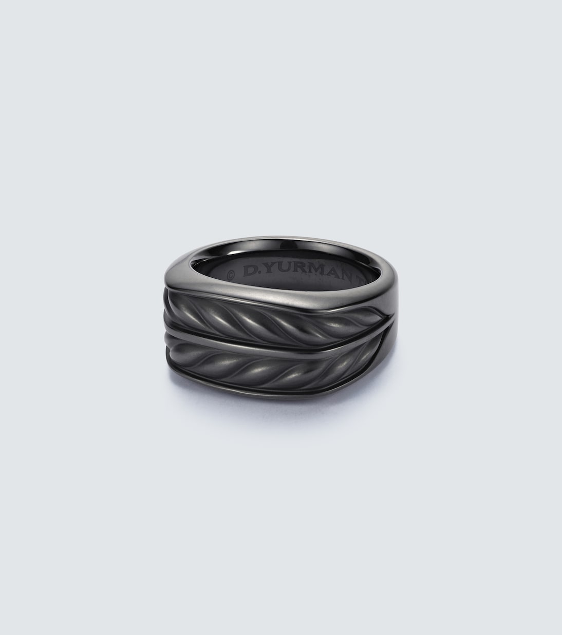 David Yurman - Chevron titanium ring