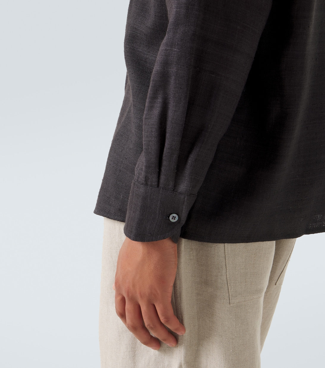 Saman Amel - Regis silk shirt jacket