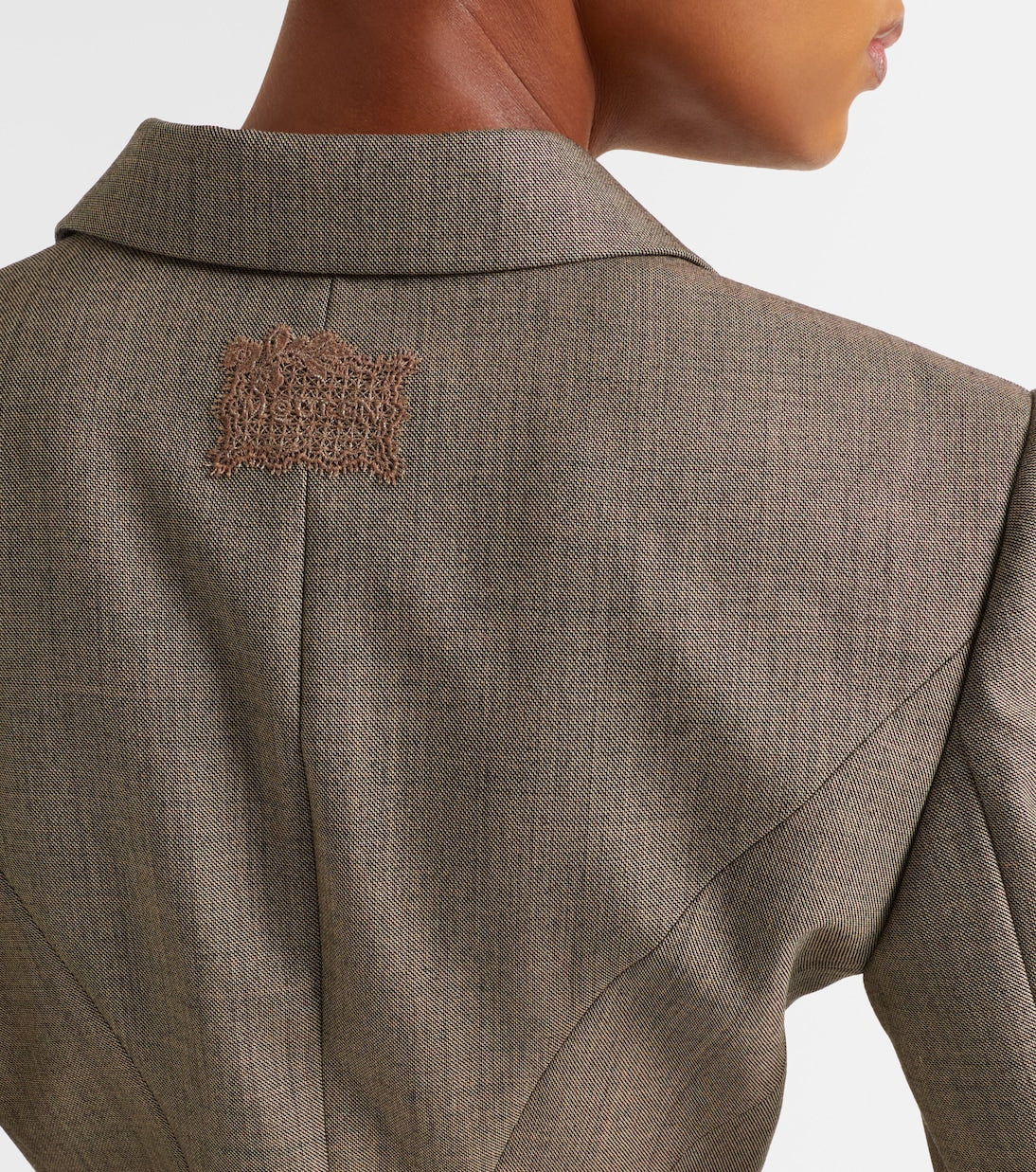 McQueen - Cropped wool blazer
