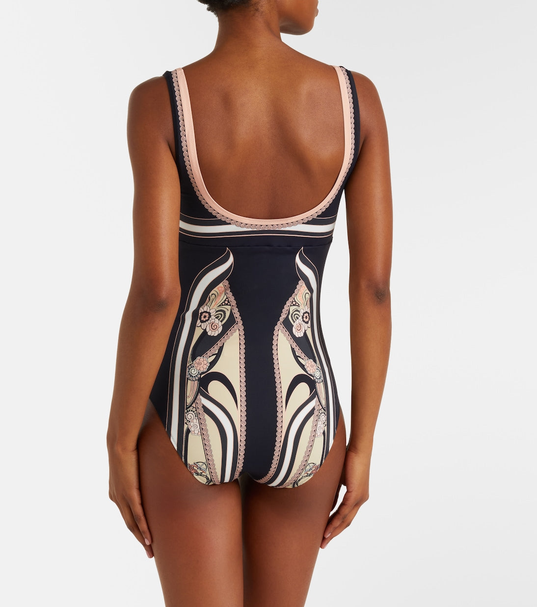 La DoubleJ - Sunset printed swimsuit