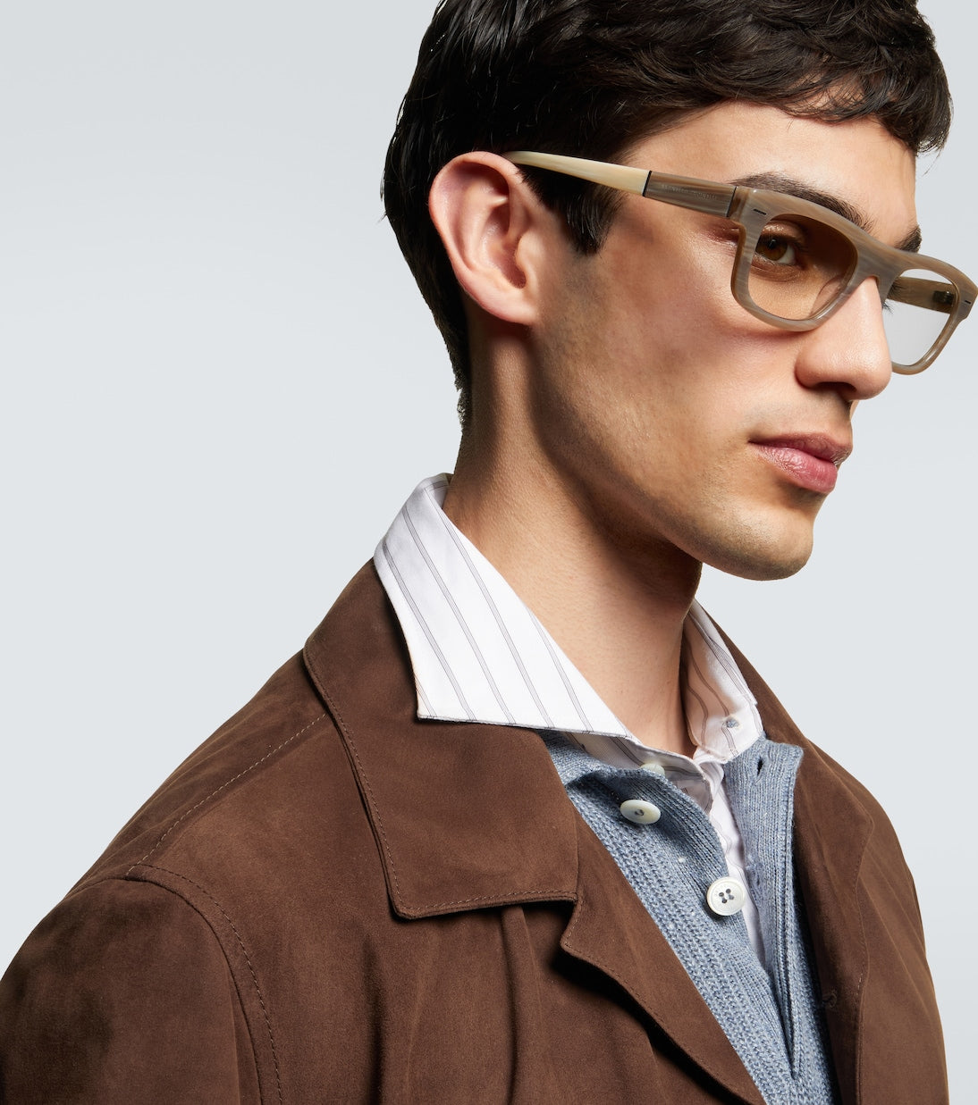 Brunello Cucinelli - Rectangular glasses