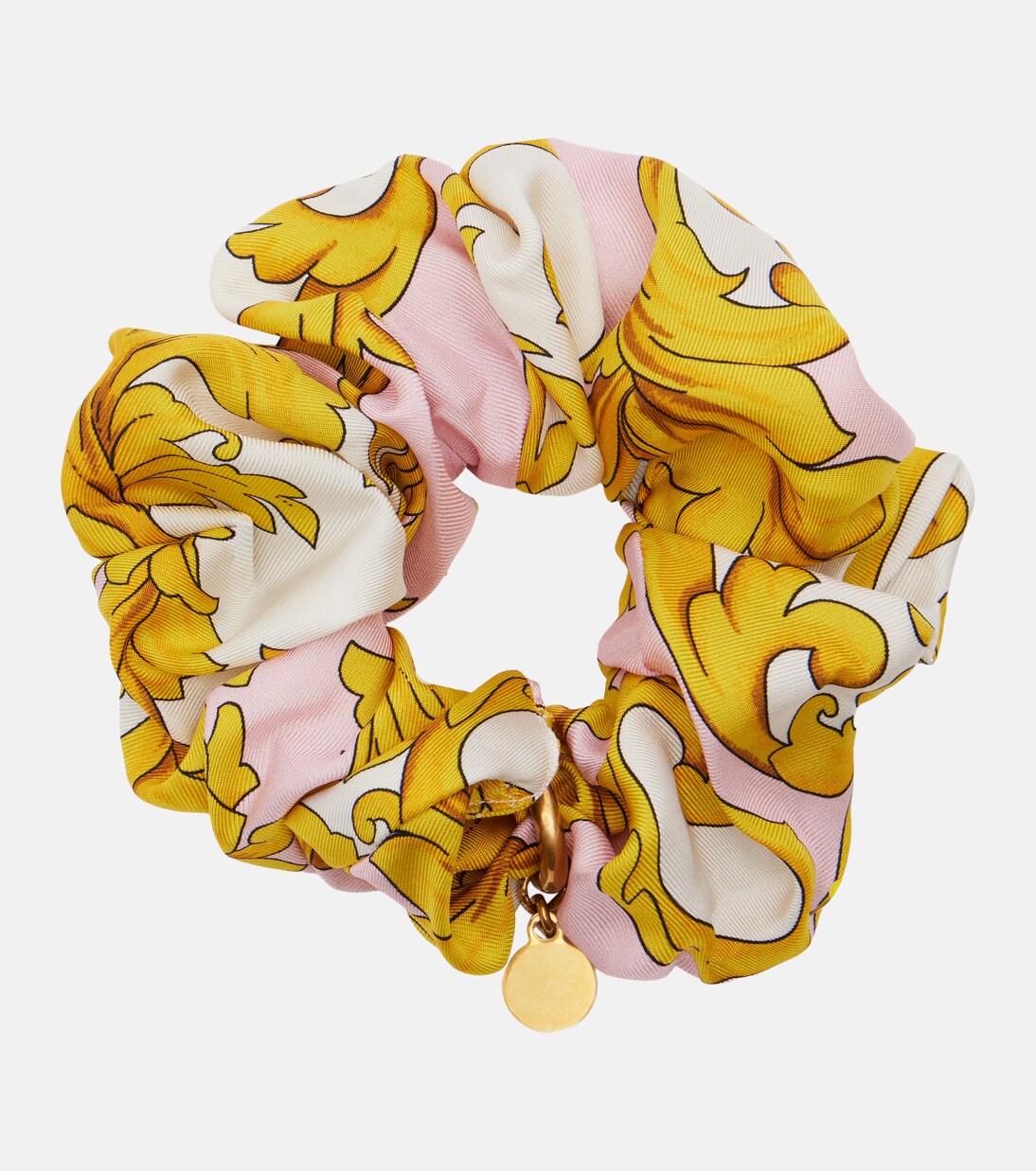 Versace - Medusa printed silk scrunchie