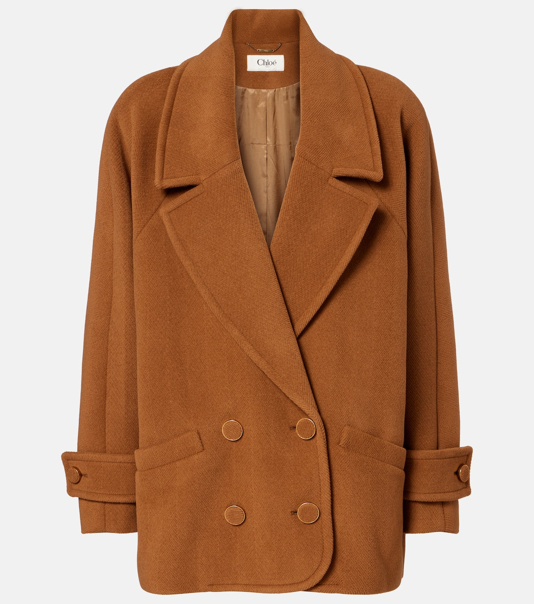Chloé - Double-breasted virgin-wool coat