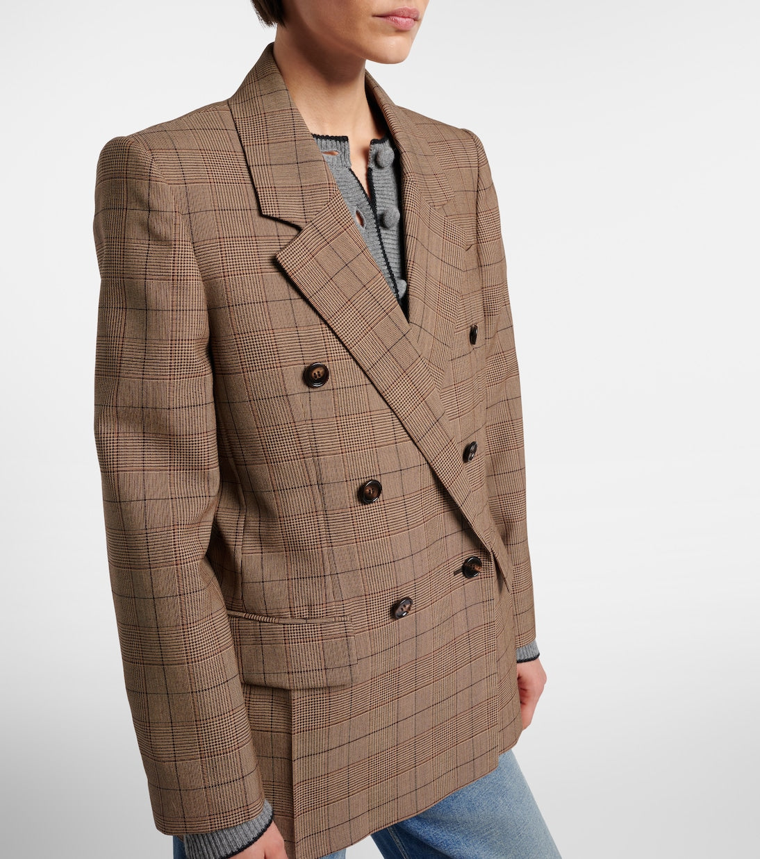 Chloé - Checked wool blazer