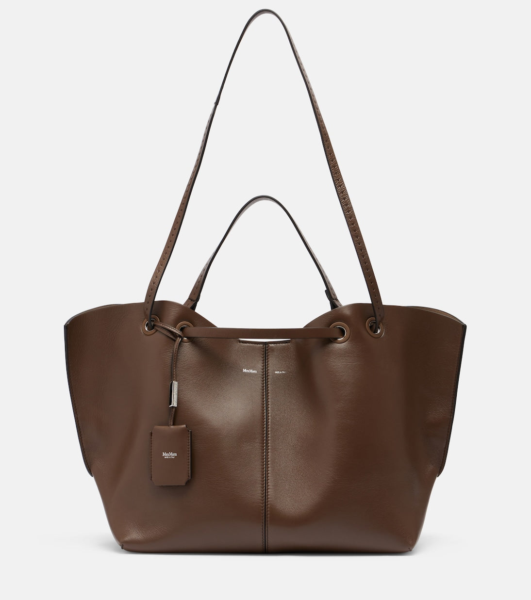 Max Mara - Large leather tote bag