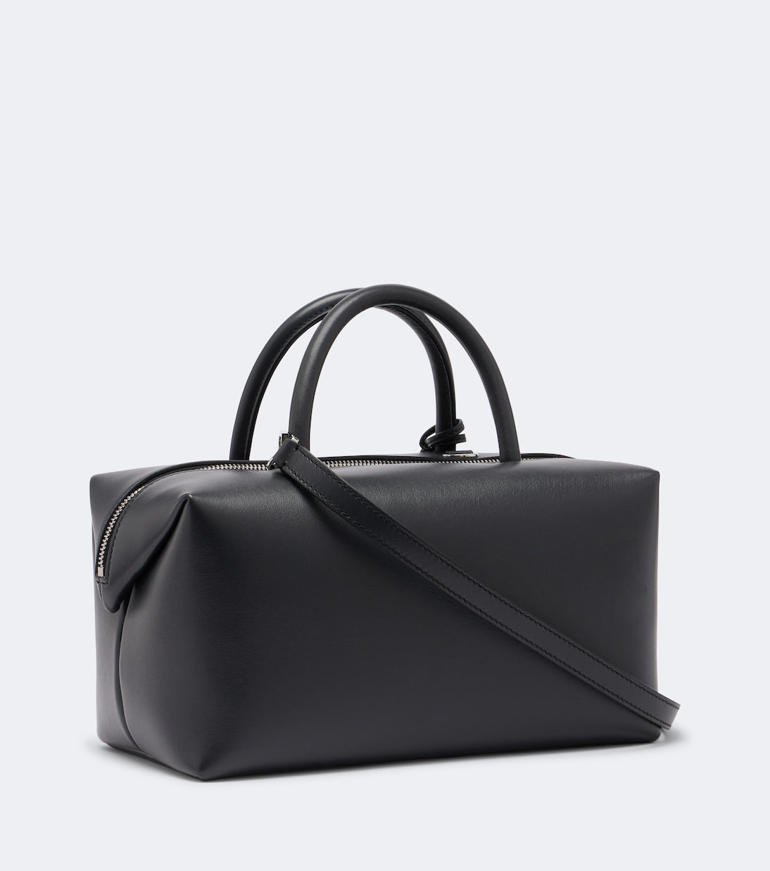 Max Mara - Medium leather bowling bag