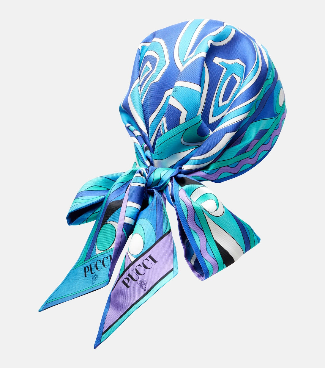 Pucci - Labirinto silk twill head wrap