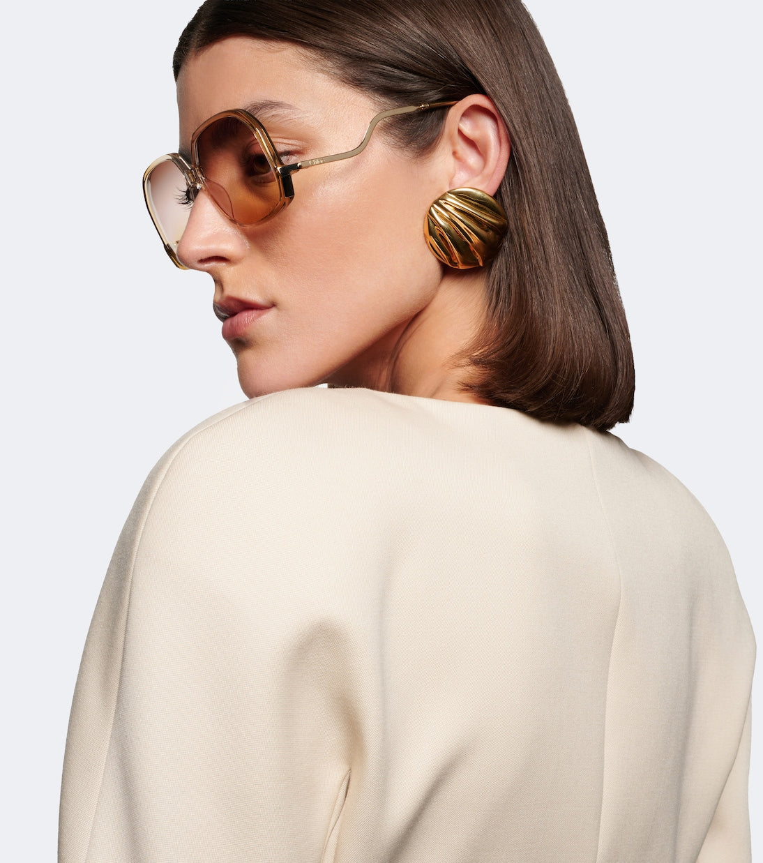 Chloé - Wavy square sunglasses