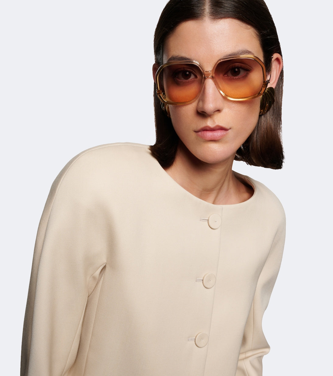 Chloé - Wavy square sunglasses