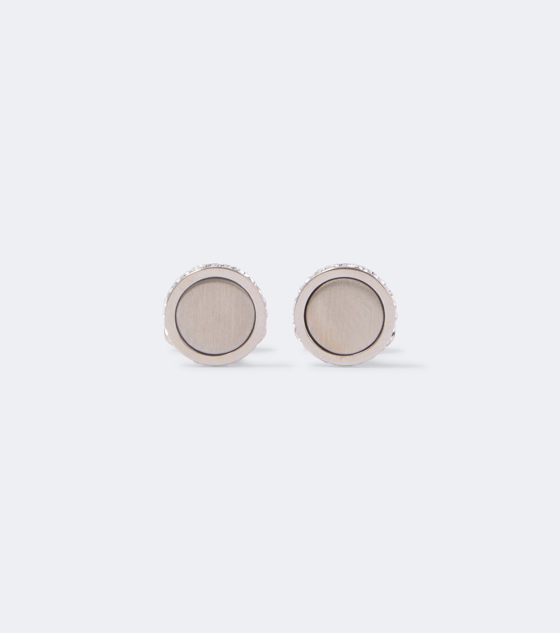 Giorgio Armani - Silver cufflinks with crystals