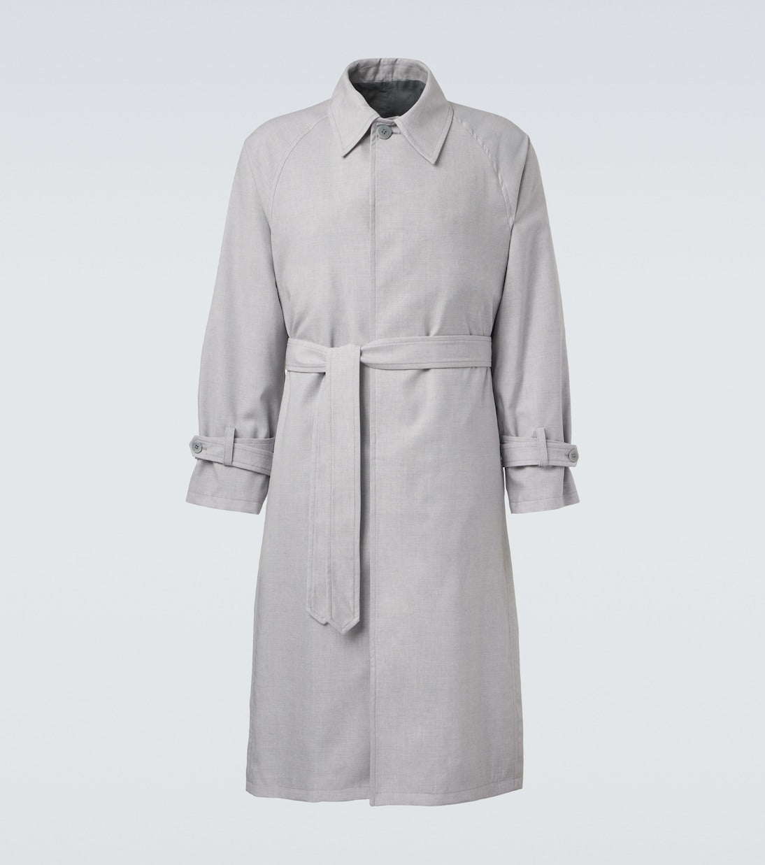 Stòffa - Belted wool coat