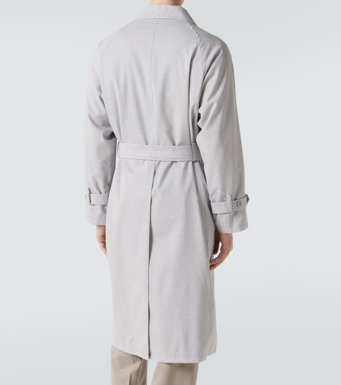 Stòffa - Belted wool coat