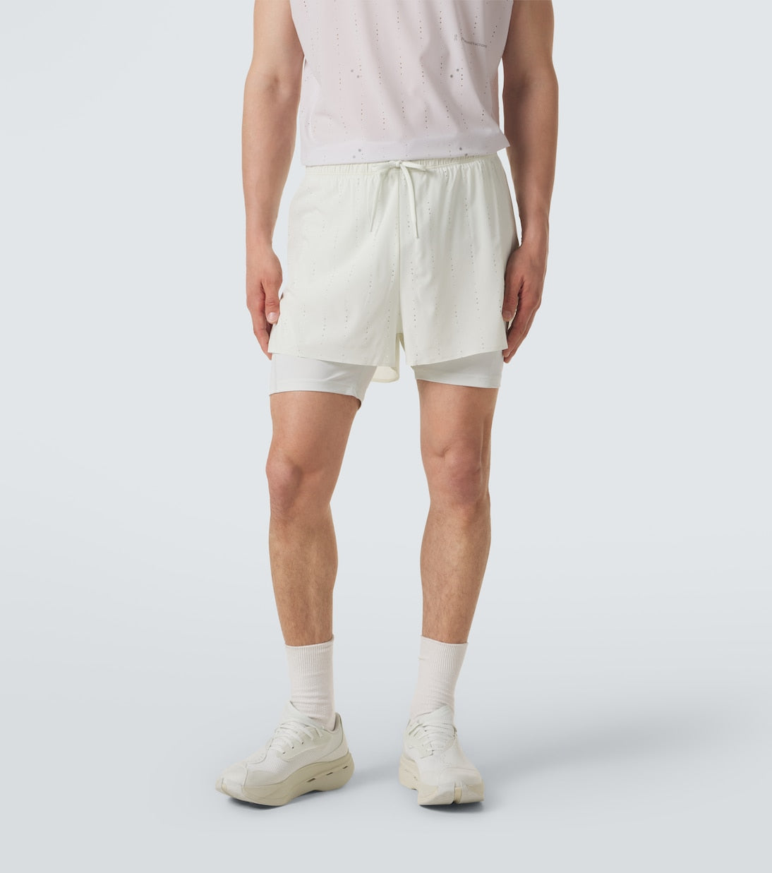 On - x PAF Zero perforated running shorts