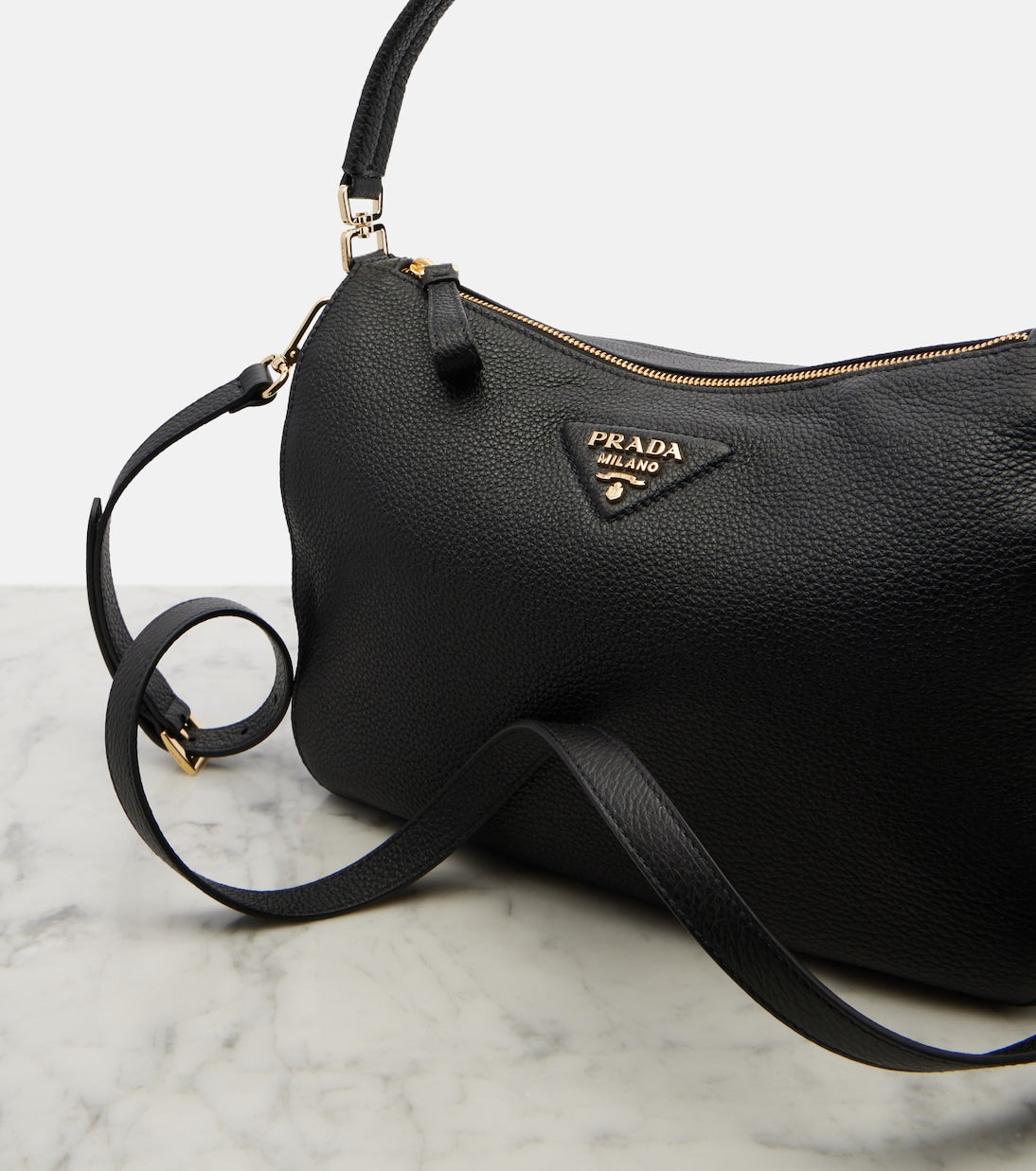 Prada - Medium leather shoulder bag