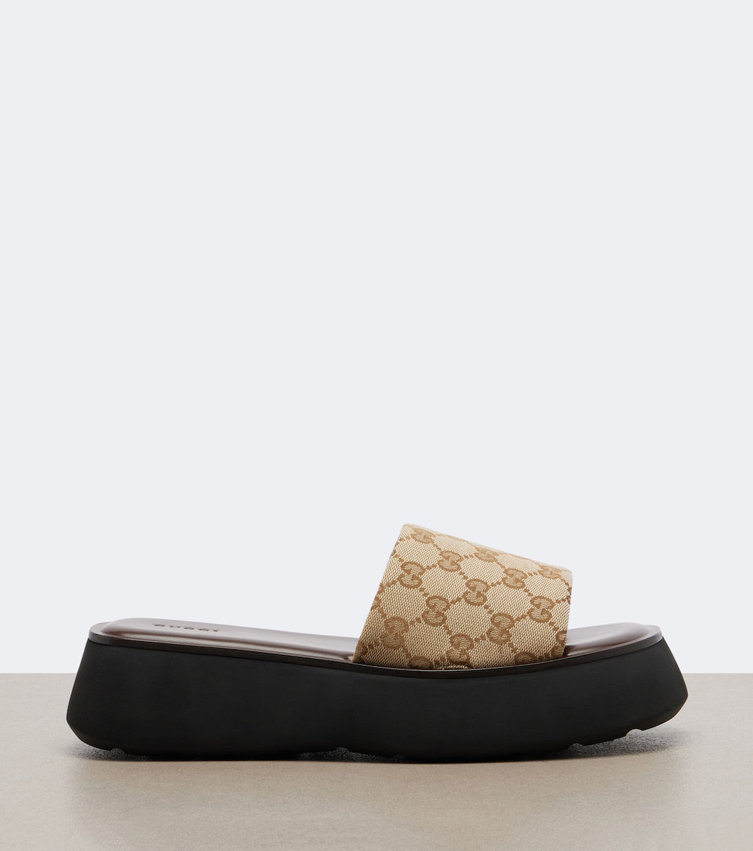 Gucci - GG canvas platform slides