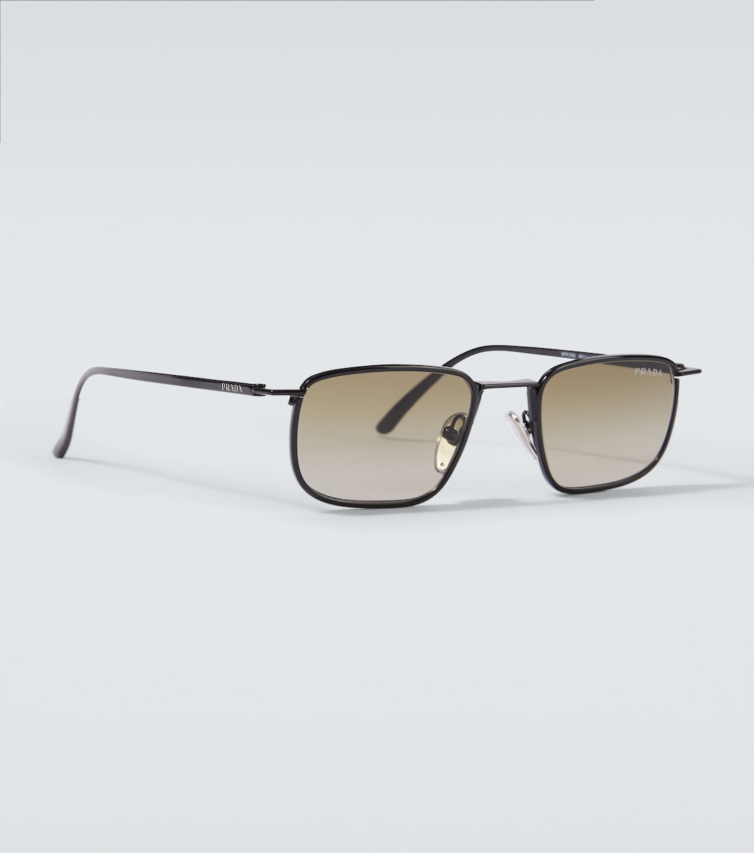 Prada - Logo rectangular sunglasses