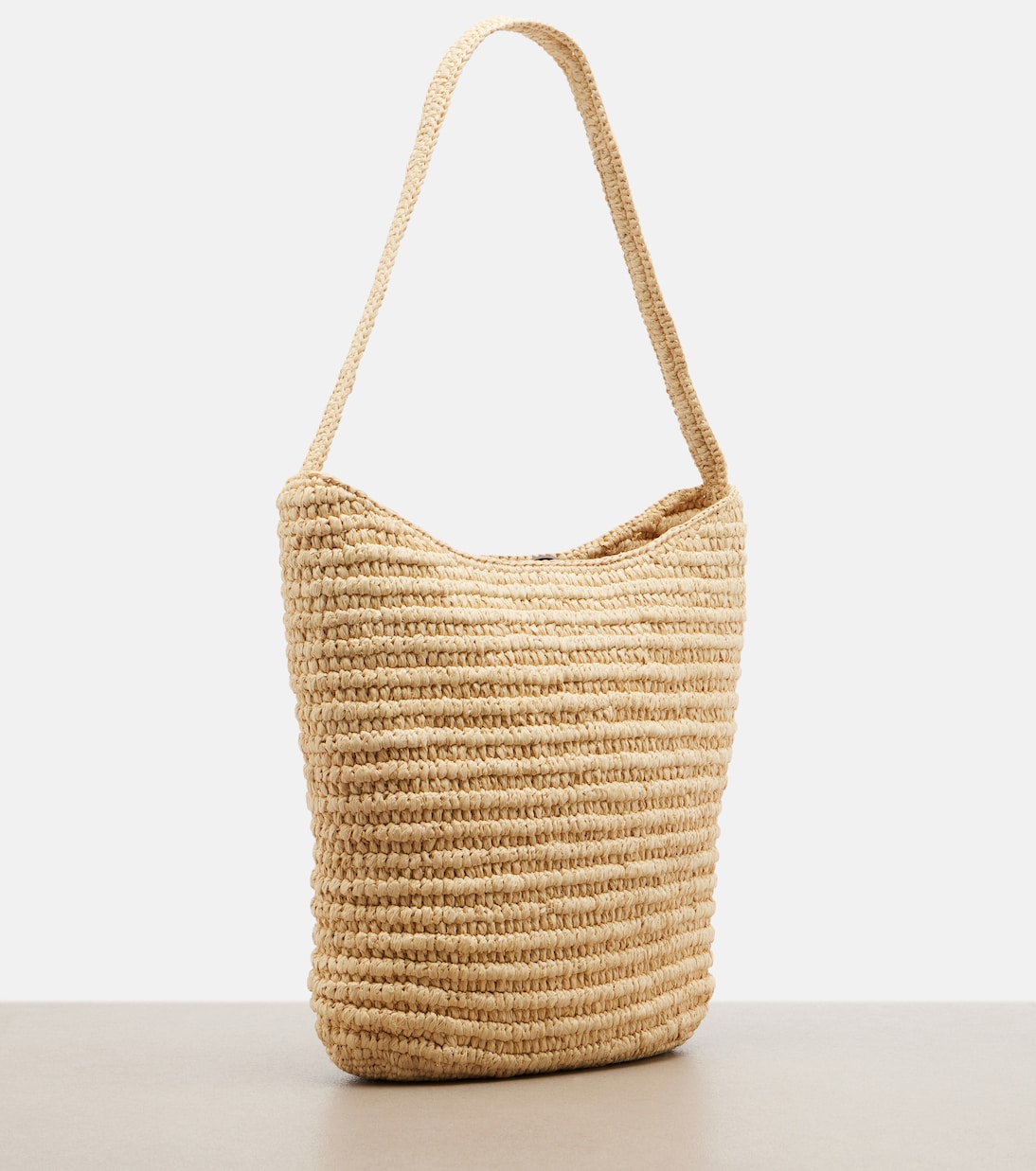 The Row - Alma Medium raffia shoulder bag