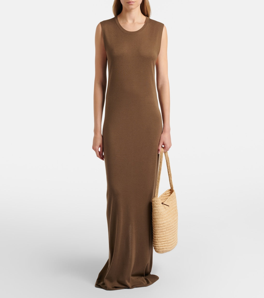 The Row - Alma Medium raffia shoulder bag