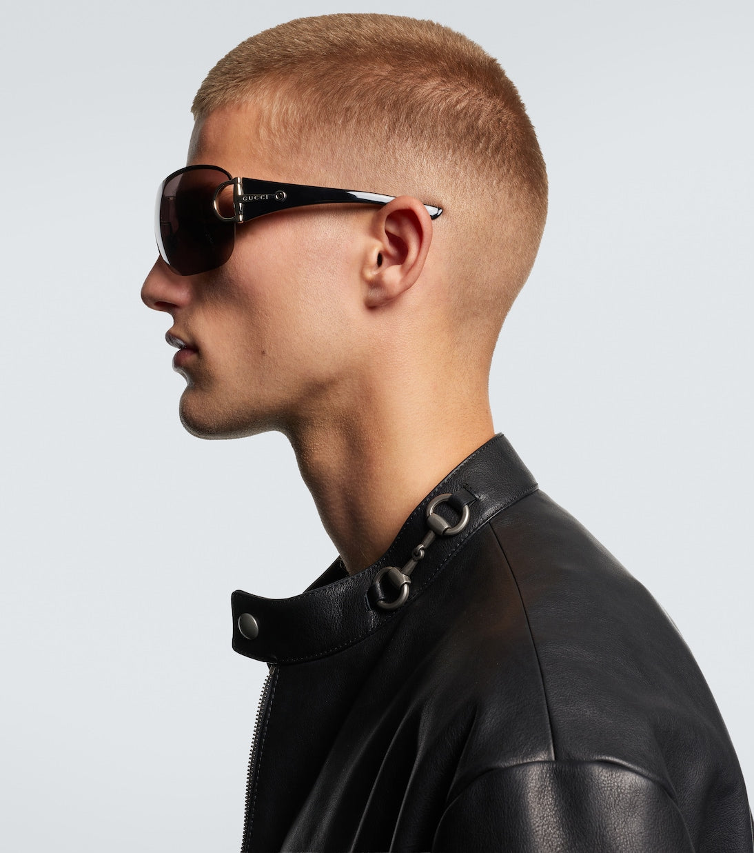 Gucci - Sign shield sunglasses