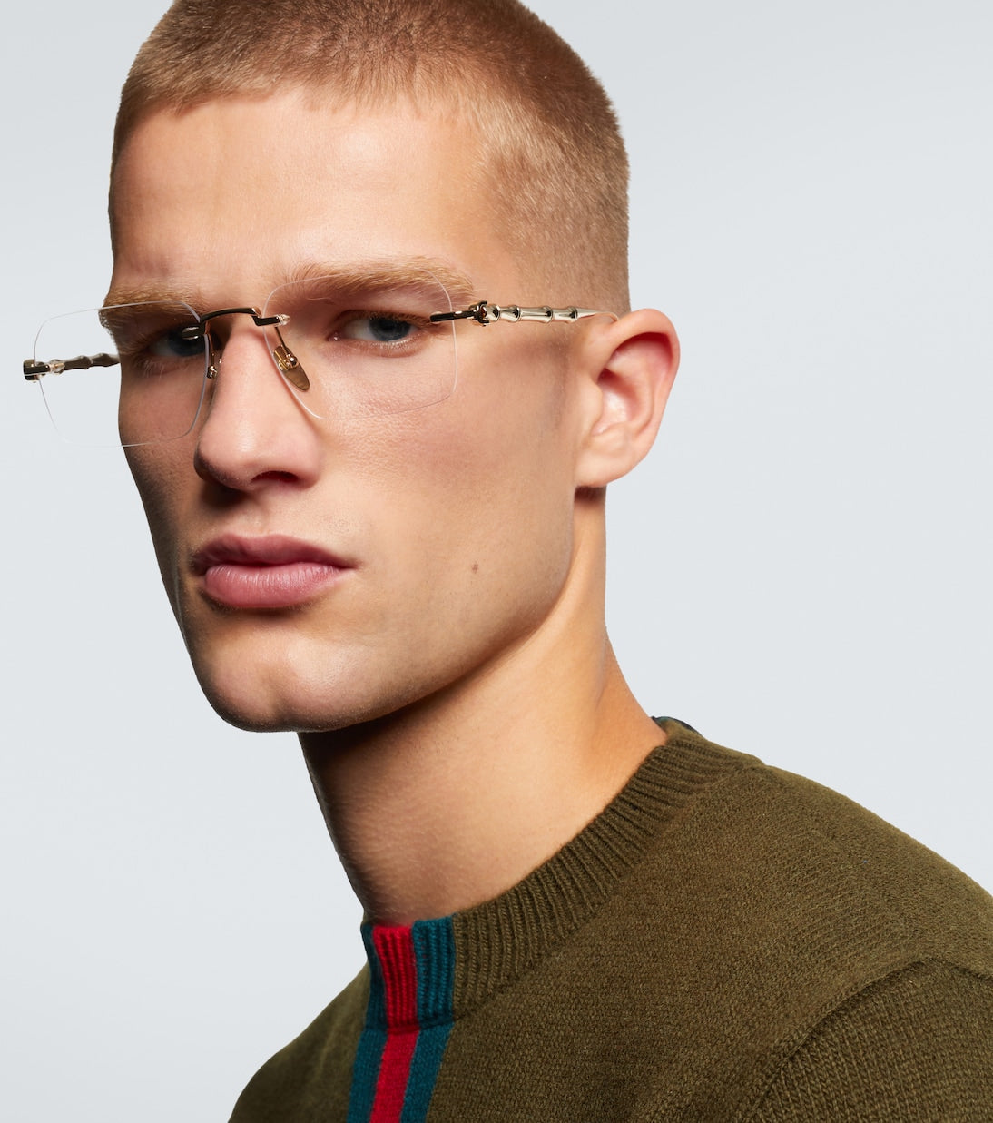 Gucci - Bamboo round glasses