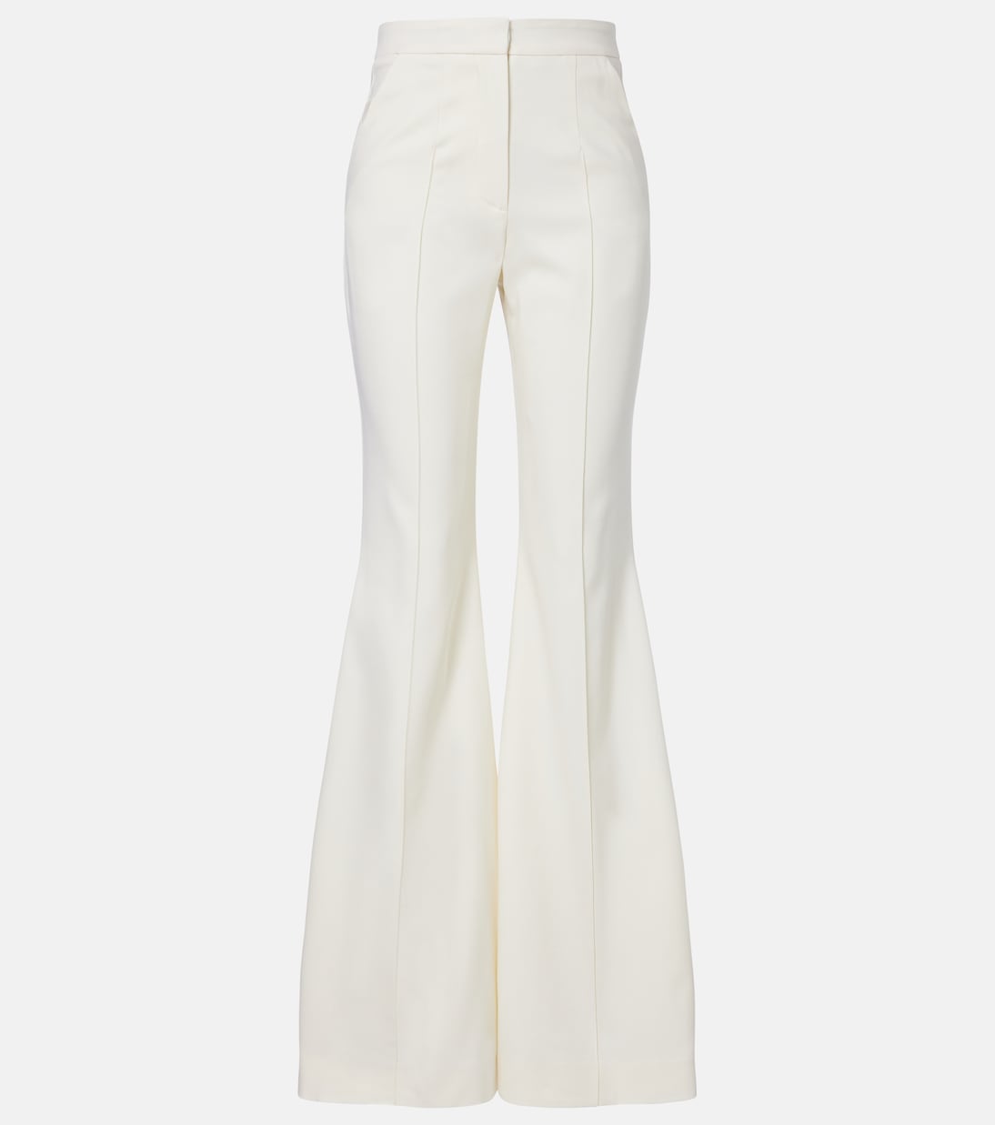 Costarellos - Daline wool-blend flared pants