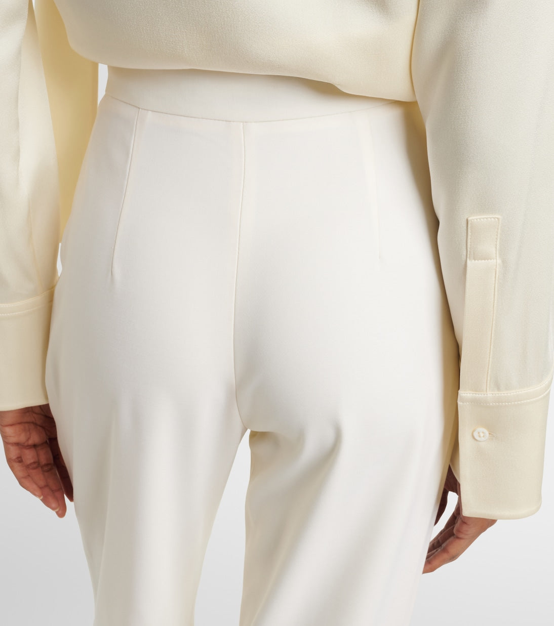 Costarellos - Daline wool-blend flared pants