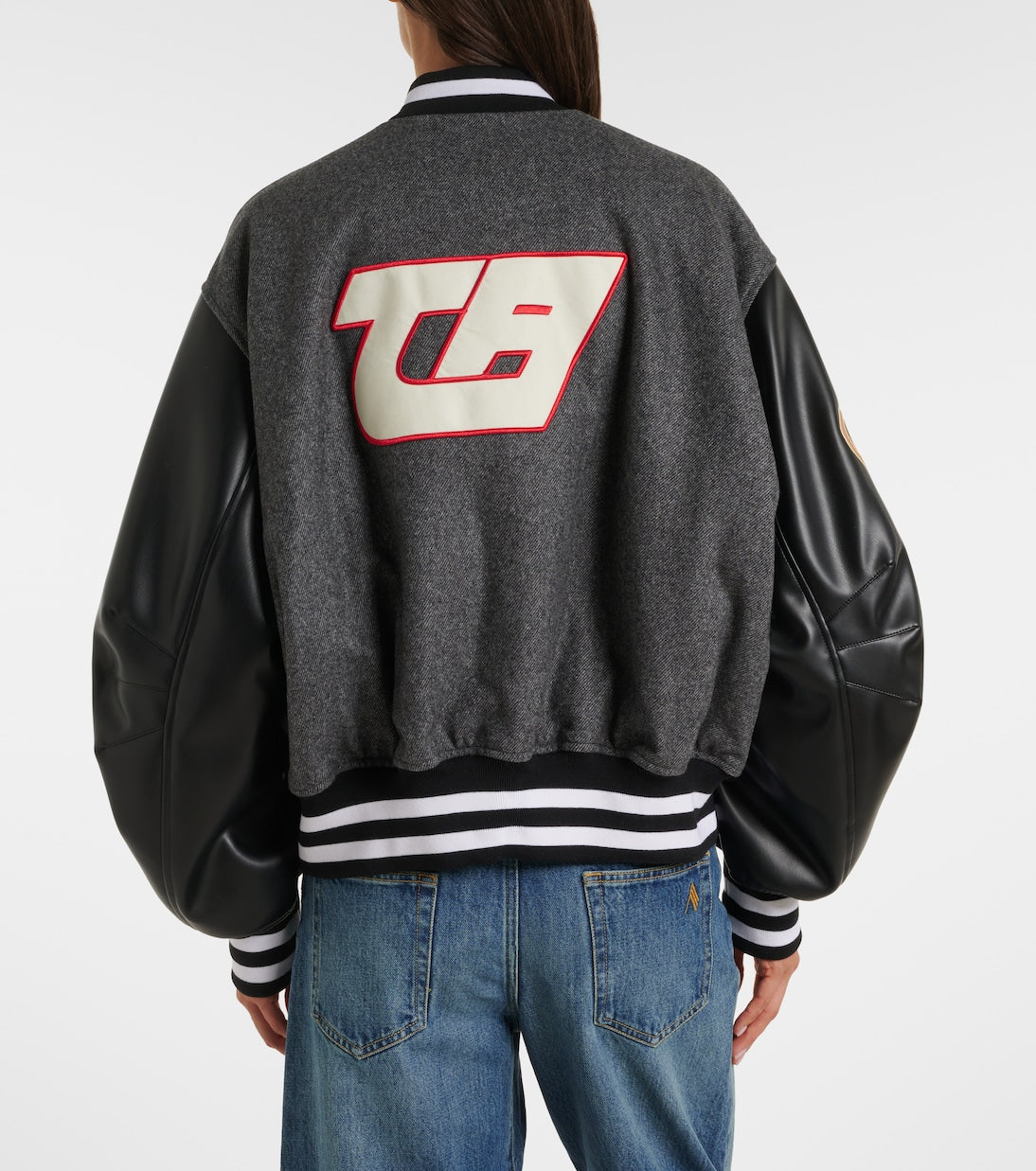 The Attico - Wool-blend varsity jacket