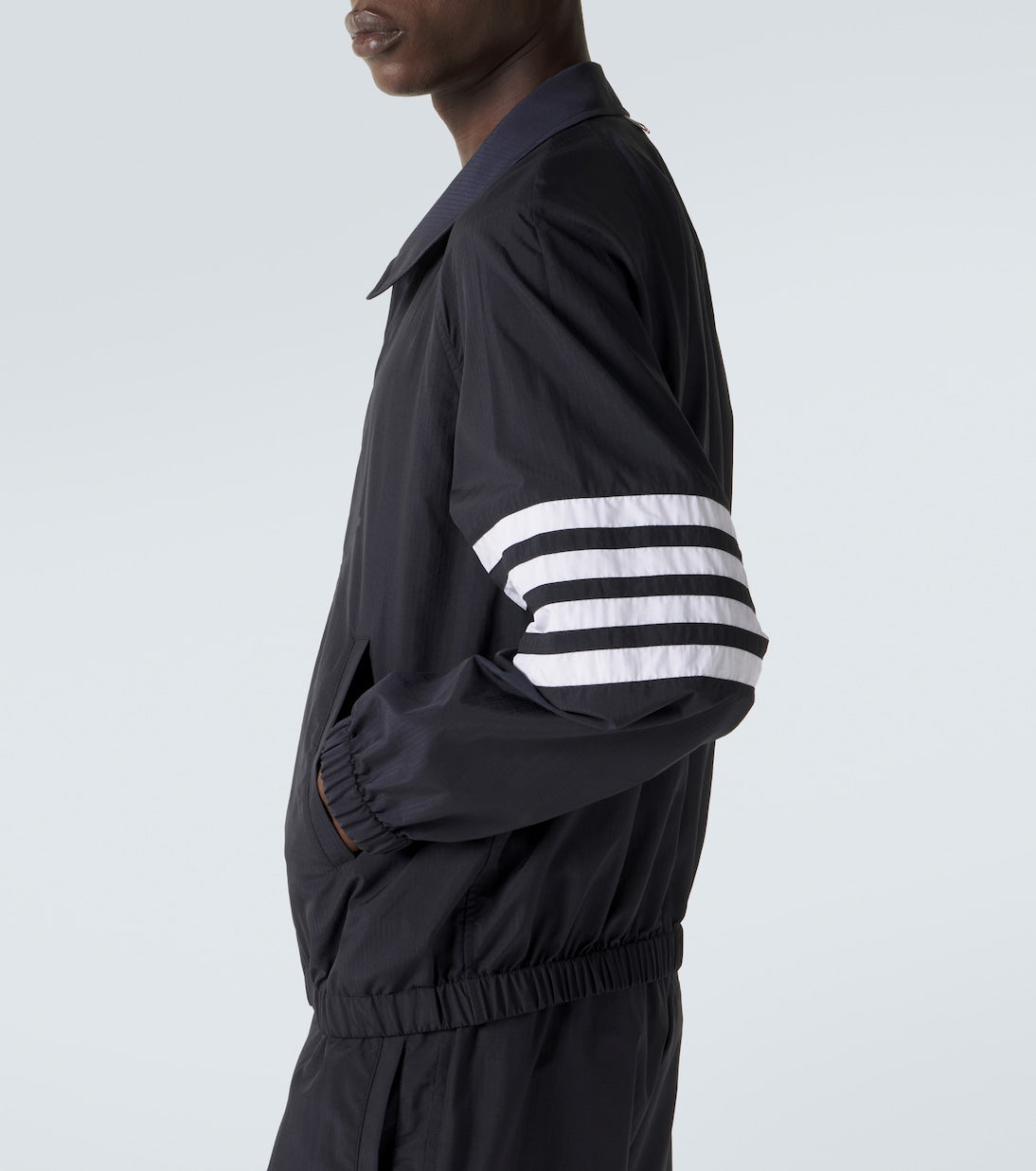 Thom Browne - 4-Bar ripstop blouson jacket
