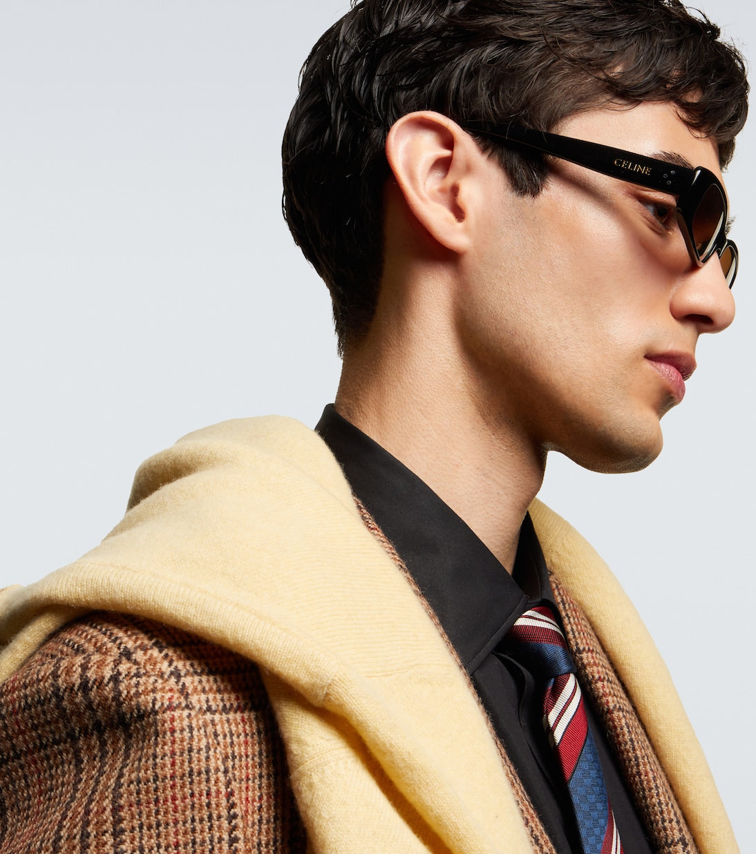 Celine Eyewear - Celine 3 Dots rectangular sunglasses
