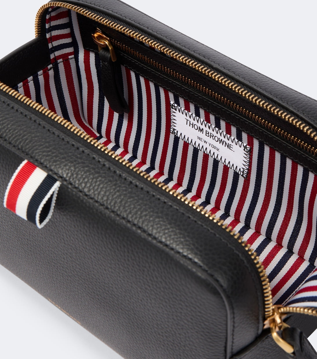 Thom Browne - Leather toiletry bag