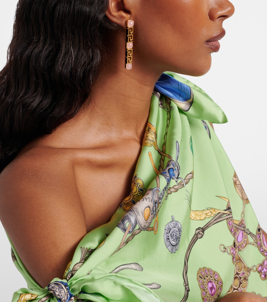 Versace - Greca drop earrings