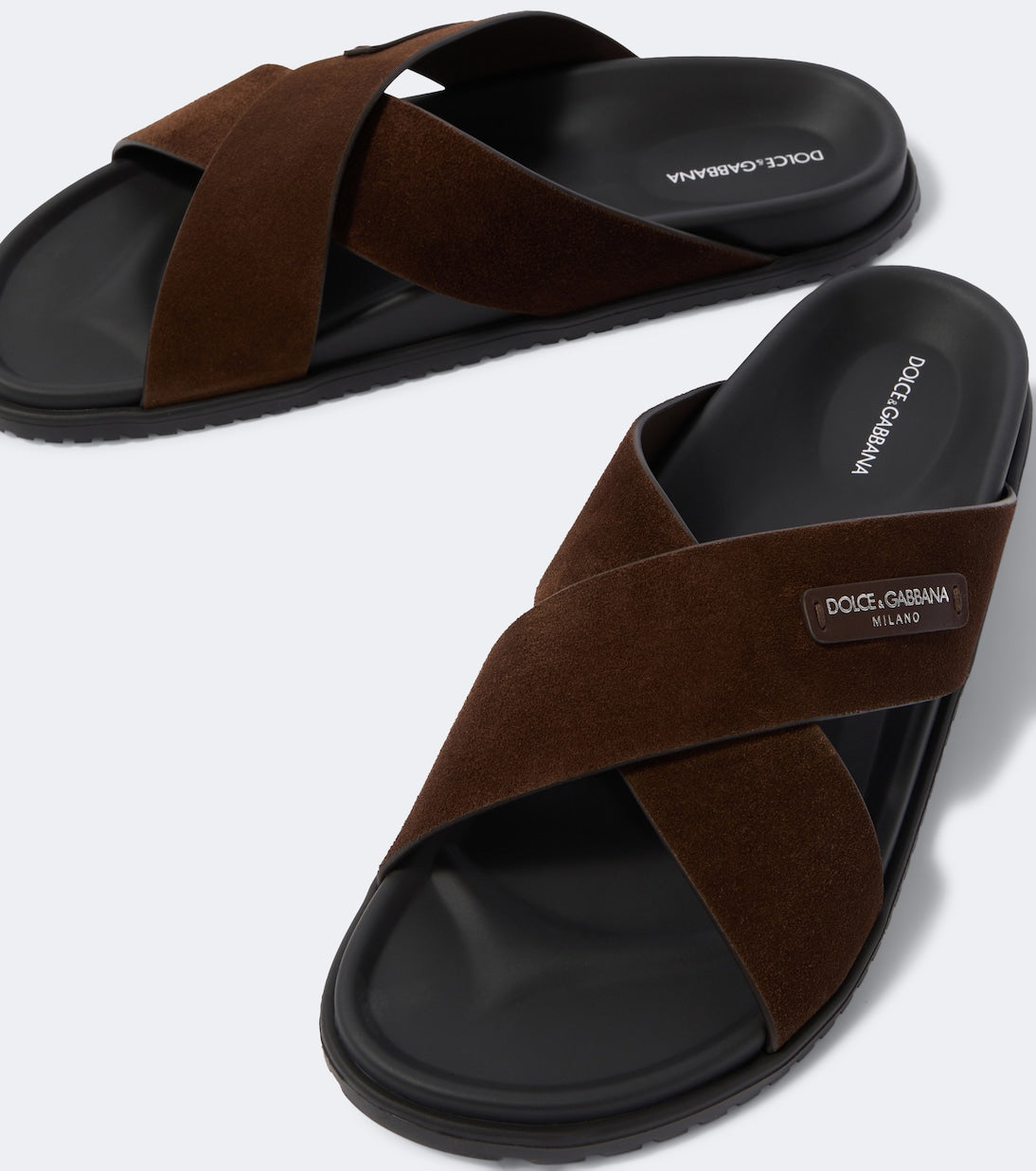 Dolce&Gabbana - Suede slides