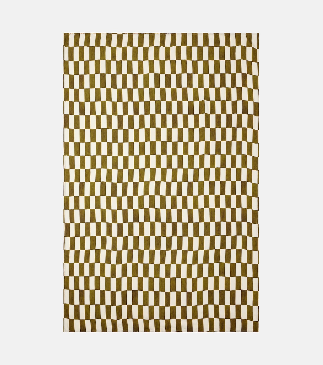 Once Milano - Checked linen tablecloth