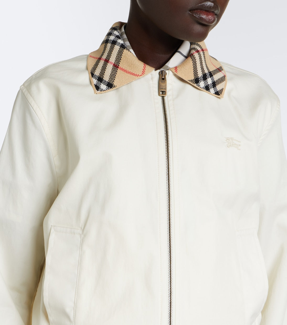 Burberry - Cotton blouson jacket