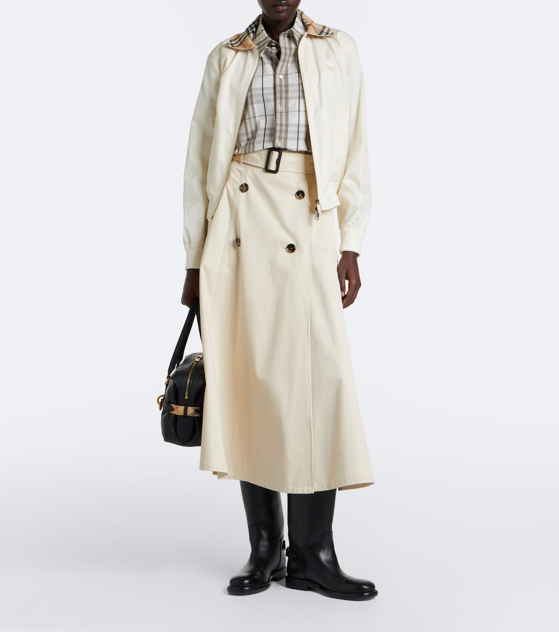 Burberry - Cotton blouson jacket