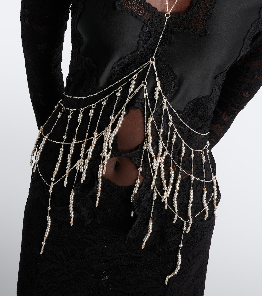 Rabanne - Beaded body chain